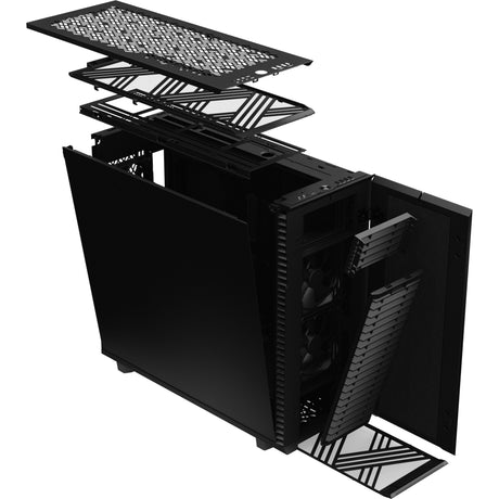 Fraktal design definerer 7 xl stort tårnhus (sort | 4x USB-A | 1x USB-C)