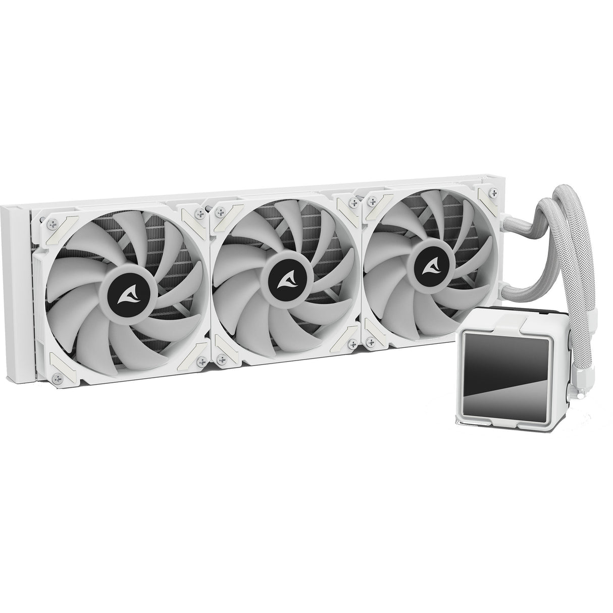 Sharkoon s60 argb vandkøling (hvid, 4-benet pwm)