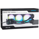Alphacool eisbär pro aurora 360 vandkøling (sort)