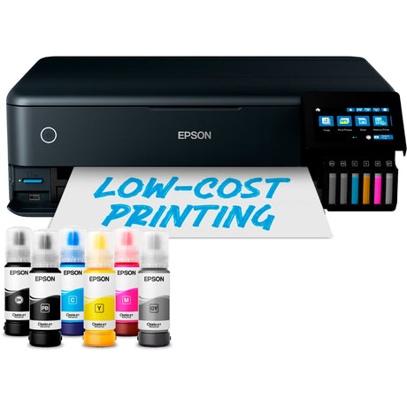Epson ecotank et-8550 alt-i-én inkjetprinter (sort, USB, WLAN, scan, kopi)