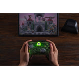8bitdo ultimative 3-mode controller til xbox (grøn gennemsigtig, xbox series x|s, xbox one, pc, bluetooth usb-c 2,4 ghz)