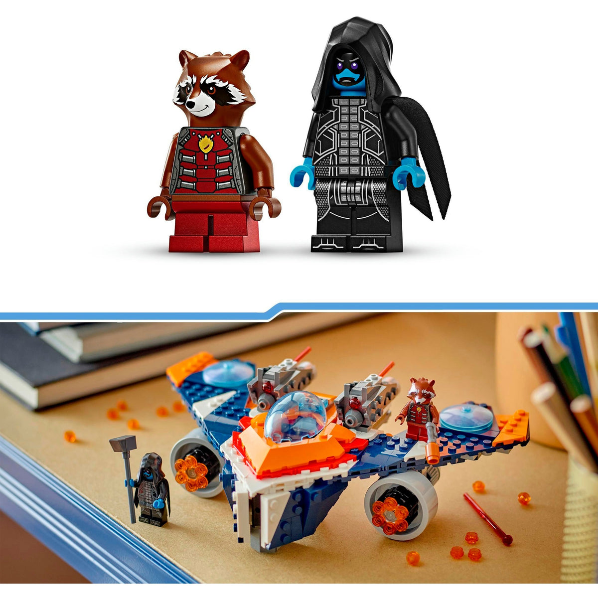 Lego marvel - raketter warbird vs. ronan byggelegetøj (76278)