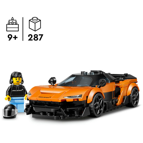 Lego ® speed champions mclaren w1 – de echte supercar met 1 minifiguur - raceauto - 77257