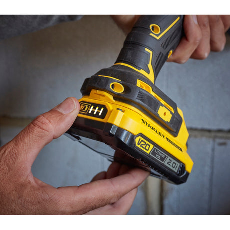 Stanley Fatmax V20 18V 2,0Ah lithium-ion batteri genopladeligt batteri (gul sort)