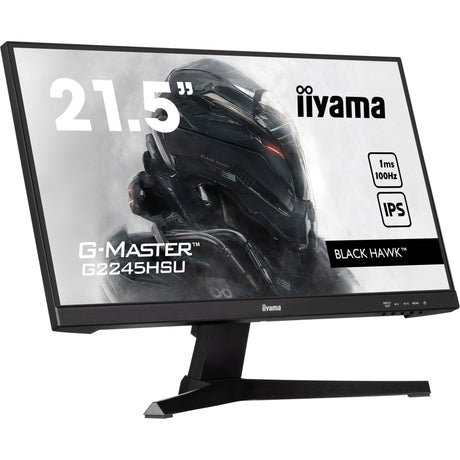 Iiyama G-Master Black Hawk G2245HSU-B2 22 spilleskærm (sort, HDMI, skærmport, 2x USB-A, USB-B)