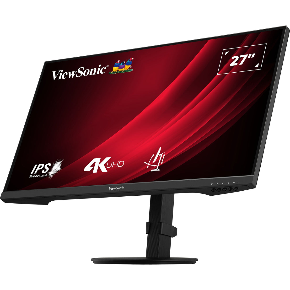 Viewsonic vg2708-4k 27 skærm (sort (mat), 2x HDMI, 1x skærmport)