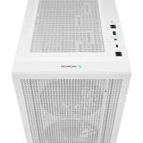 Deepcool CH560 MIDI Tower-hus (hvid | 1x USB-A | 1x USB-C | RGB | hærdet glas)