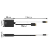 Akt-tilslutning hdmi til displayport-adapter, 4k@60hz (sort)