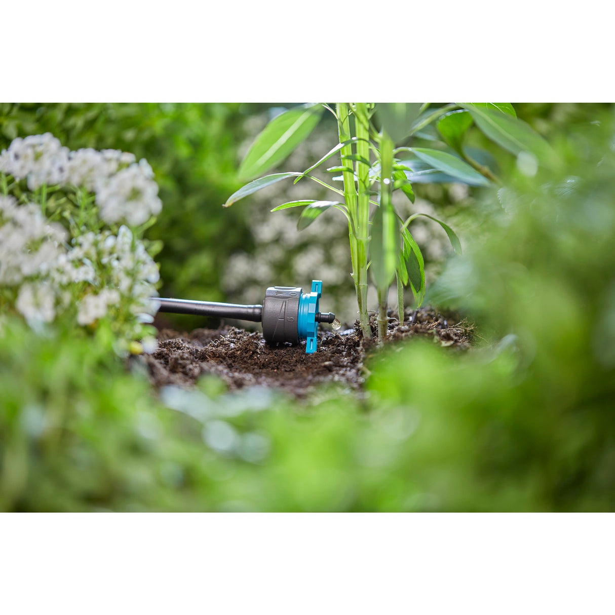 Gardena justerbar endedrypper, trykkompenserende. dropper (sort turkis, 5 stk.)