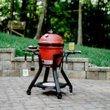 Kamado Joe Joe Jr® vogn med sideborde grillvogn (sort)