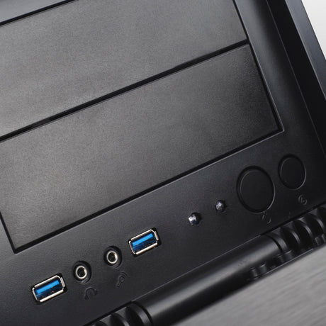Silverstone Grandia GD07B HTPC-hus (sort | 2x USB-A)