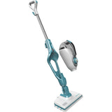Black+decker fsmh1321 1600w dampmoppe med 6 tilbehør damprenser (hvid blå-grå)