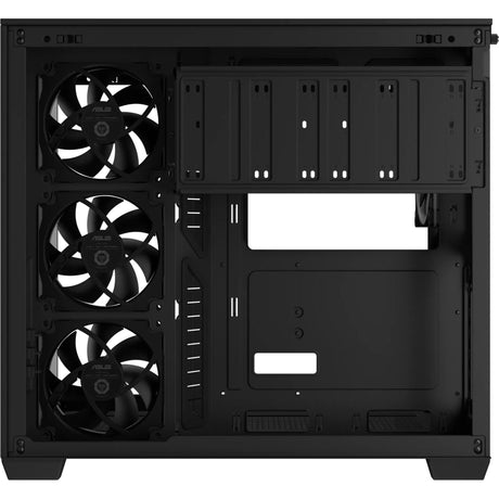 Asus a32 plus midi tårnhus (sort | 2x USB-A | 1x USB-C | RGB | hærdet glas)