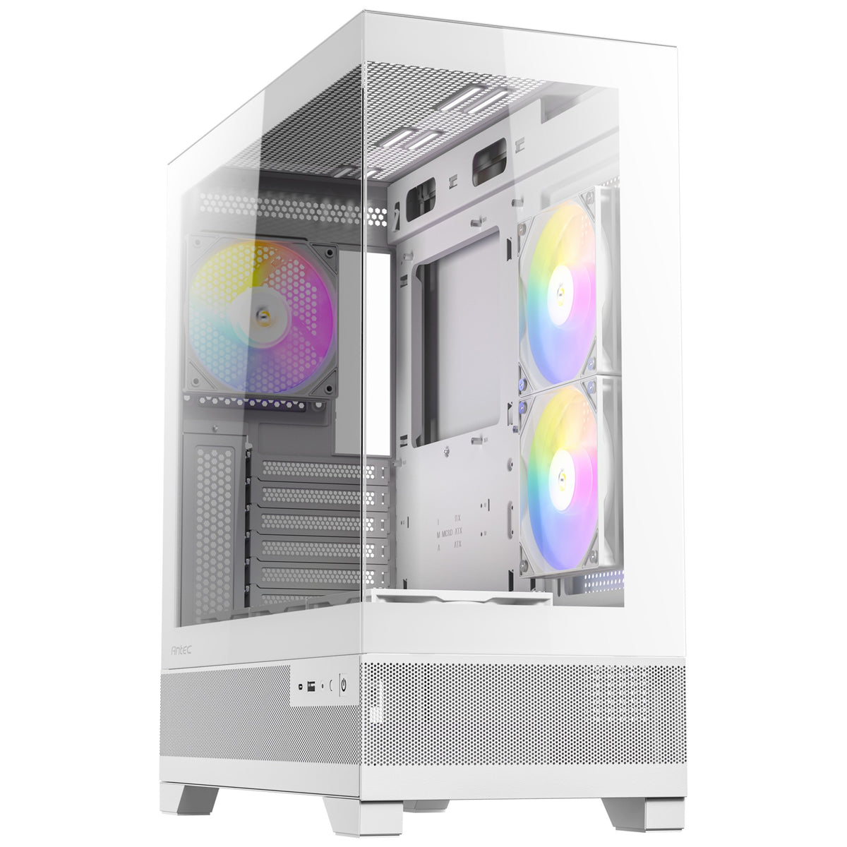 Antec cx700 elite rgb midi tårnhus (hvid | 2x usb-a | hærdet glas)