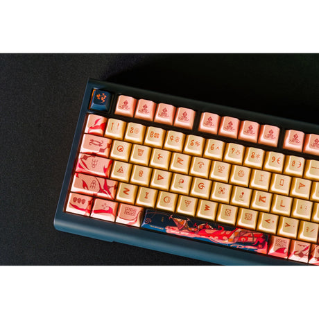 Ducky year of the snake 2025 limited edition rgb mekanisk gaming-tastatur (sort, us-layout (qwerty), cherry mx2a brown, 75%, rgb, pbt dye-sub keycaps, hot-swap)