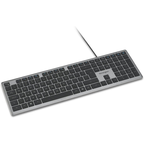 Kensington KB515 EQ USB-C USB-A kablet tastatur (grå, amerikansk-internationalt layout (QWERTY), saksekontakter, 100 %)