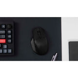 Keychron m6-a1 trådløs mus (sort, 100 - 26.000 dpi, USB-C Bluetooth 5.1 2.4 GHz)
