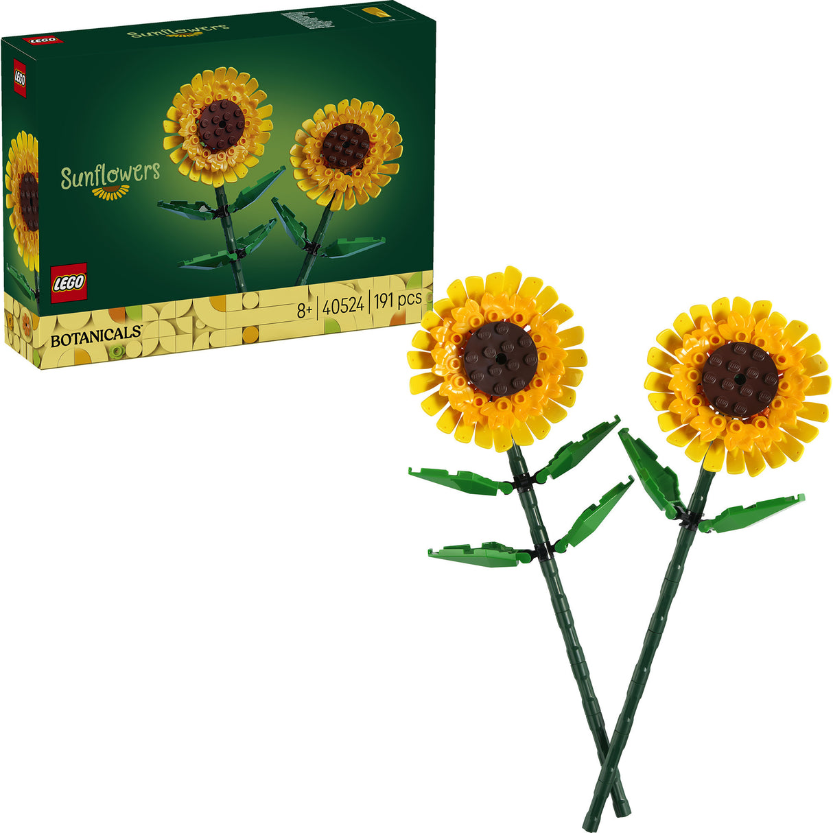 Lego ikoner 40524 botaniske blomster solsikker