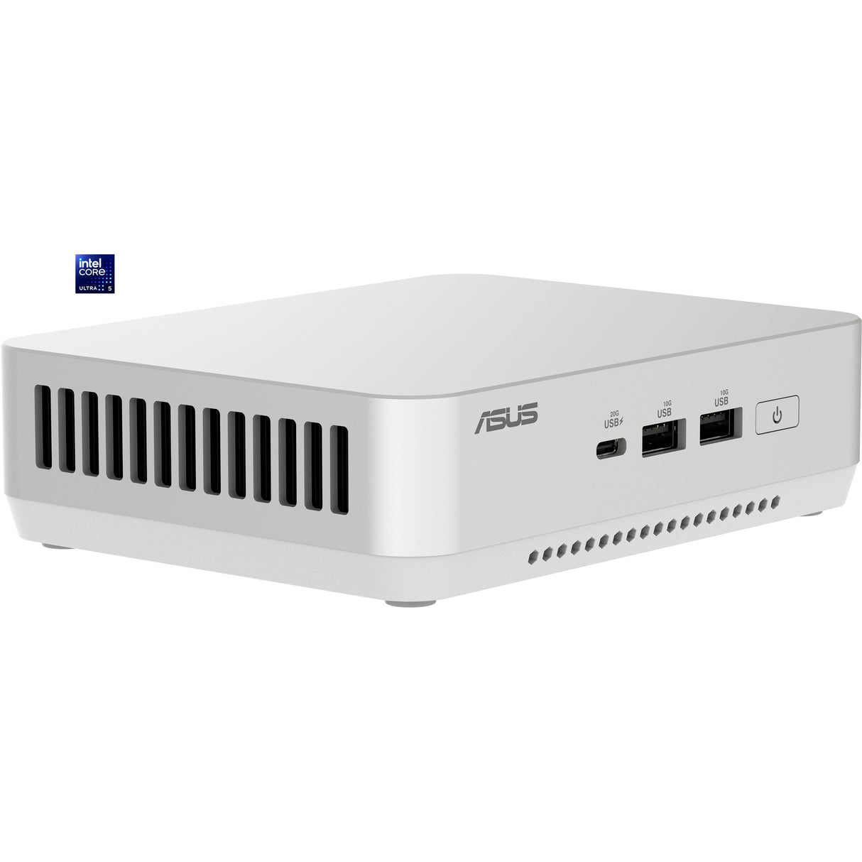 Asus nuc 14 pro+ kit rnuc14rvsu500002i barebone (sølv hvid | core ultra 5 125h | buegrafik)