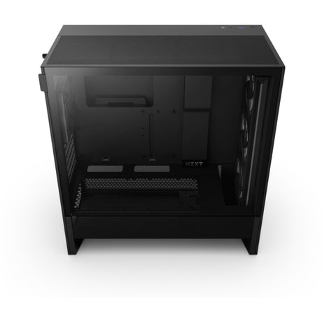 Nzxt h5 flow rgb v2 midi tårnhus (sort | 1x usb-a | 1x usb-c | rgb | hærdet glas)