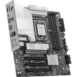 MSI Pro B860M-A WiFi Socket 1851 bundkort (sølv, RAID, 5GB-LAN, WiFi 7, BT, lyd, µATX)