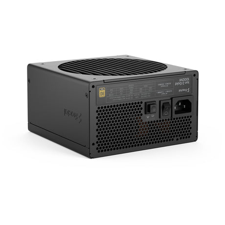 Fractal design ion gold 3 modulaire 1000 watt voeding (zwart, 1x 12v-2x6, 3x pcie)