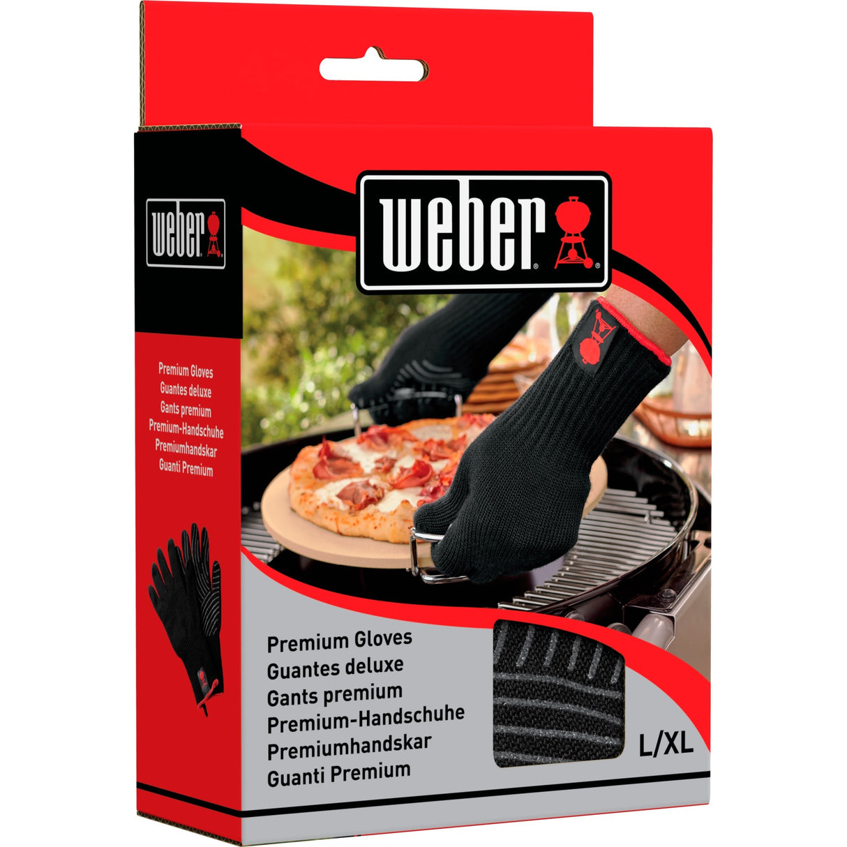 Weber premium handsker (sort, størrelse l xl)