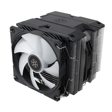 Silverstone SST-HYD140-ARGB CPU-køler (4-benet PWM blæserstik, 4-1 ben ARGB (5V LED))