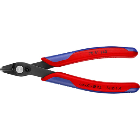 Knipex elektronik sideskæretang | længde 140 mm | facet nr. | specialværktøj brunet | 1 stk - 78 61 140 - 78 61 140