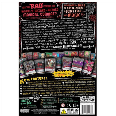 Europæisk spillernetværk spell wars of the battle wizards: duel på mt.