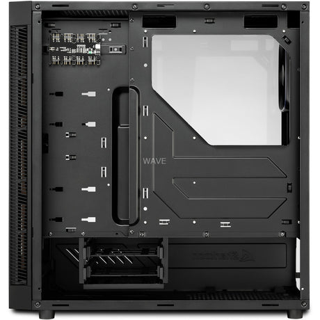 Sharkoon TG6 RGB Midi Tower-hus (sort | 4x USB-A | RGB | hærdet glas)