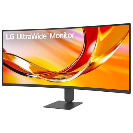 Lg ultrawide 34u640b-b 34 curved monitor (zwart, 1x displayport, 2x hdmi, 1x usb-c, 2x usb-a, 144 hz)