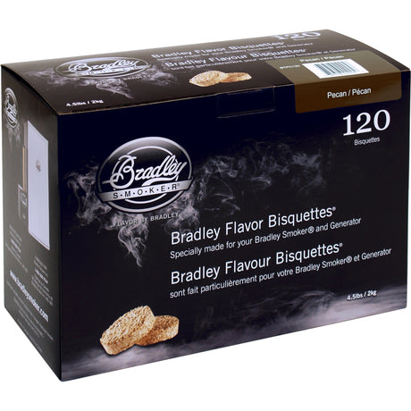 Bradley pecan træbriketter rygende træ (120 stykker)