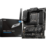 Msi Pro Z790-P WiFi Socket 1700 bundkort (sort, RAID, 2,5 GB-LAN, WiFi 6e, BT, lyd, ATX)