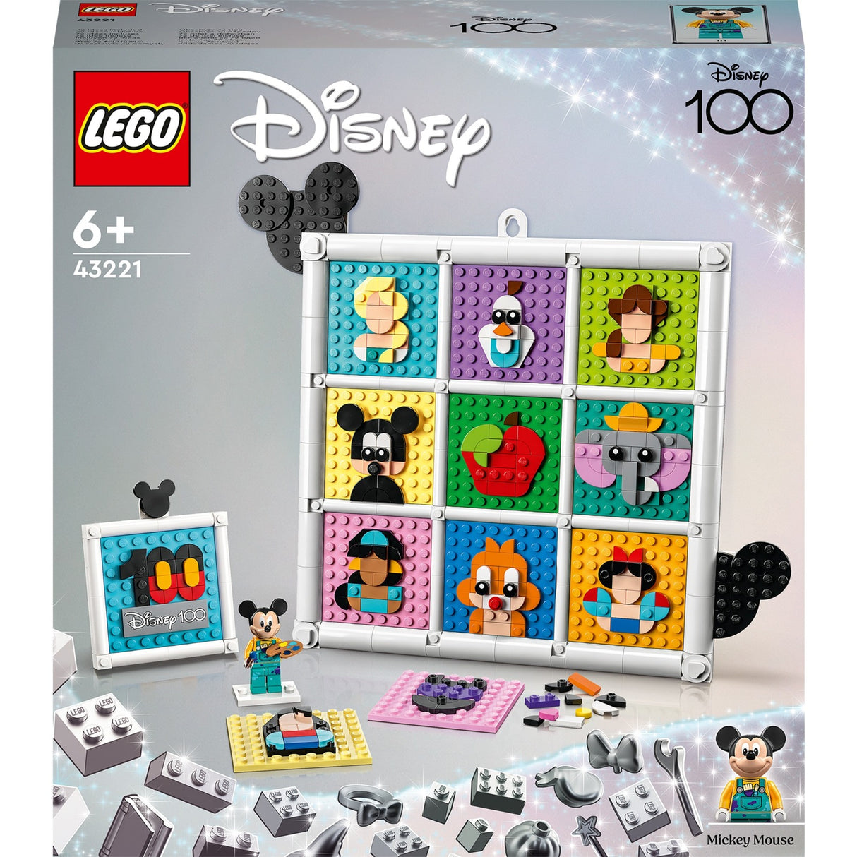 Lego Disney - 100 år med Disney animationsfigurer byggelegetøj (43221)