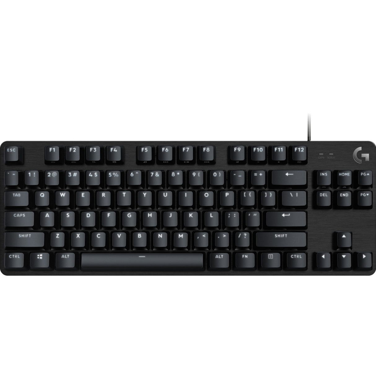 Logitech g413 tkl se mekanisk gaming-tastatur (sort, us-internationalt layout (qwerty), gl taktil, 80 % (tkl))