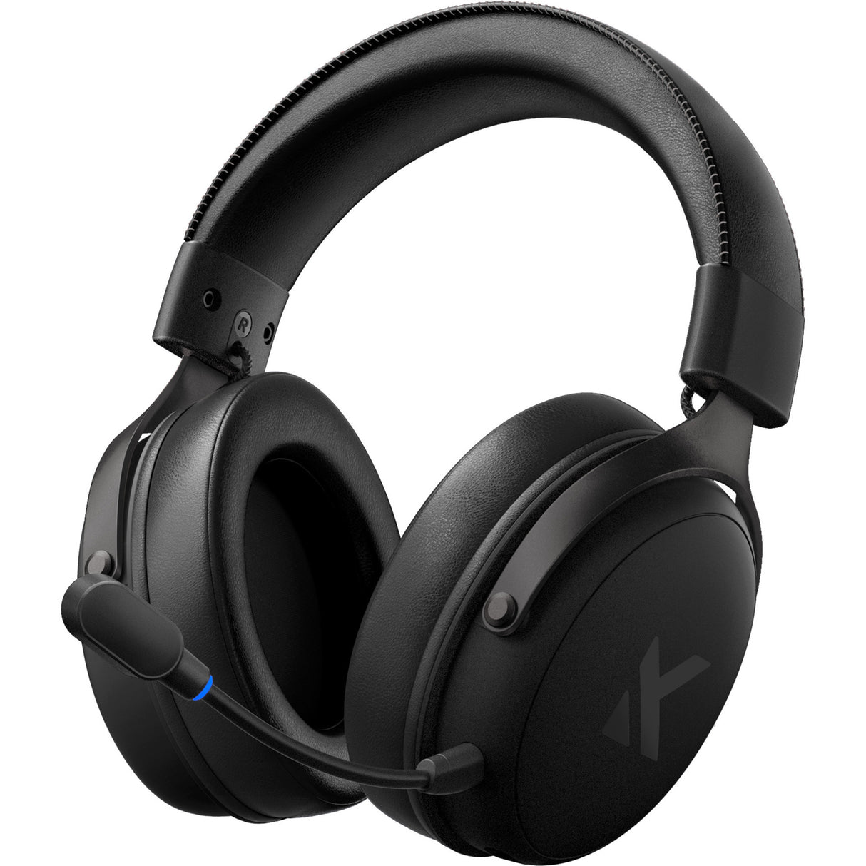 Mchose v9 trådløst over-ear gaming headset (sort, pc laptop playstation switch smartphone, 2,4 g bluetooth kabelført type-c)