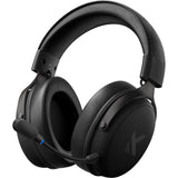 Mchose v9 trådløst over-ear gaming headset (sort, pc laptop playstation switch smartphone, 2,4 g bluetooth kabelført type-c)