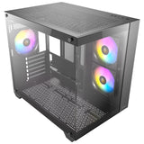 Antec cx800 argb midi tårnhus (sort | 2x usb-a | hærdet glas)