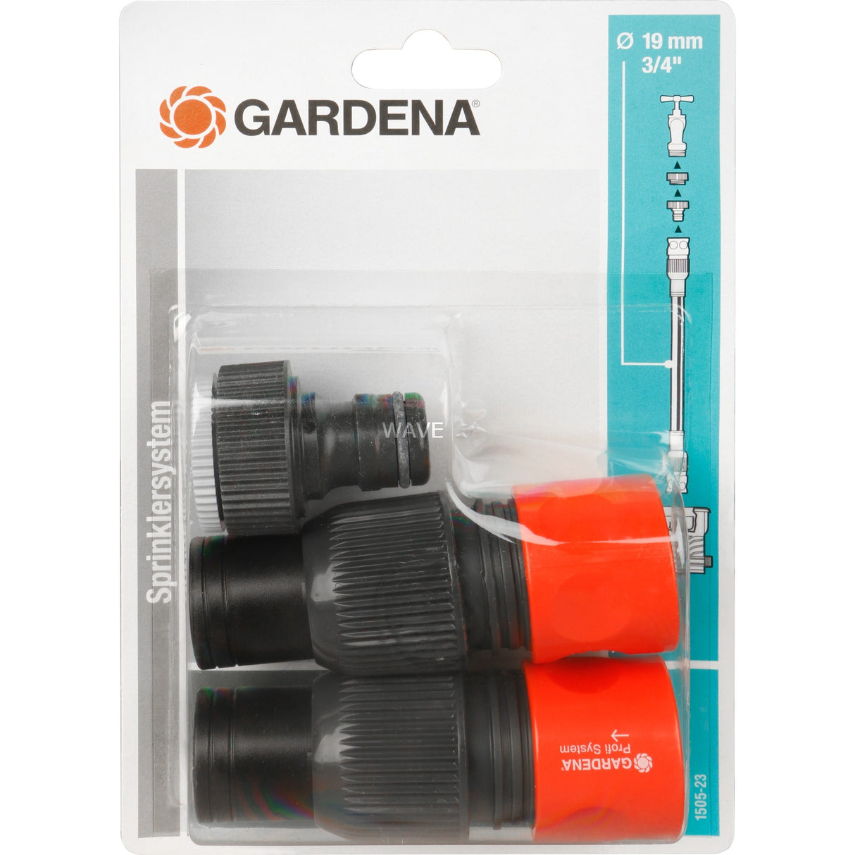 Gardena profi maxi-flow system tilslutningssæt