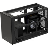 Silverstone sugo 17 mini tårnhus (sort | 2x USB-A | 1x USB-C)