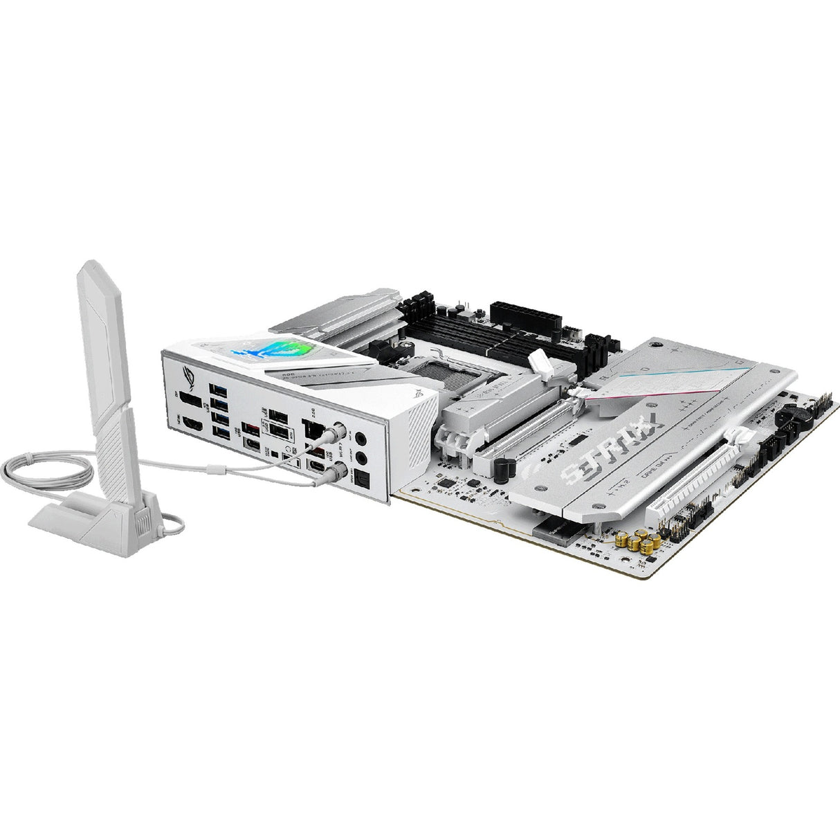 Asus ROG Strix B850-A Gaming Wi-Fi Socket AM5 bundkort (hvid, 2,5 GB-LAN, Wi-Fi 7, BT, lyd, ATX)