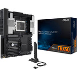 Asus pro ws trx50-sage wifi socket str5 bundkort (sort grå, raid, 10gb-lan, 2,5gb-lan, wi-fi 7, bt, lyd, ceb)