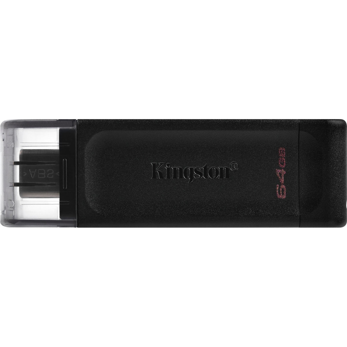 Kingston data traveler 70 64 GB USB-stick (sort, dt70 64 GB, USB-C 3.2 gen 1)