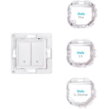 Shelly wall switch 2 knap (hvid)