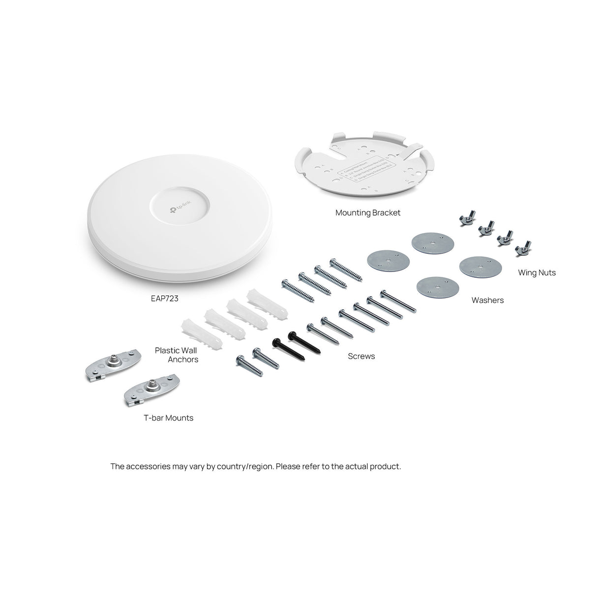 Tp-link omada eap723 be3600 wi-fi 7 adgangspunkt (hvid)