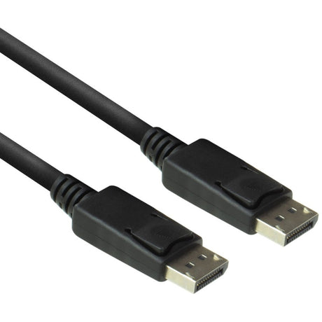 Act tilslutning 3 meter display port kabel han - han (sort)