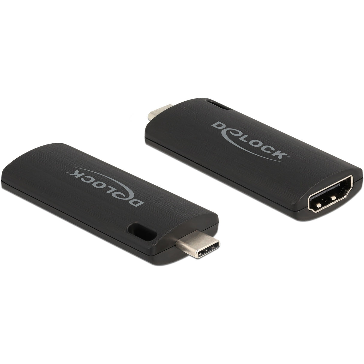 Delock HDMI video capture stick USB-C adapter (sort)