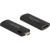 Delock HDMI video capture stick USB-C adapter (sort)