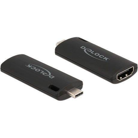 Delock HDMI video capture stick USB-C adapter (sort)